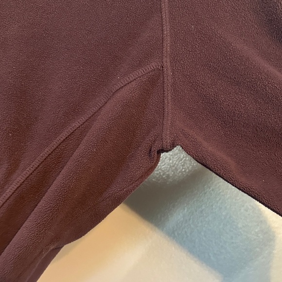 Women's Half-Zip Sweatshirt - Plum - Picture 6 of 7